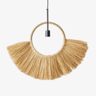 FOONSE PENDANT LAMP IN NATURAL FINISH : SIZE 5 X 72 X 67CM: LOCATION - C3