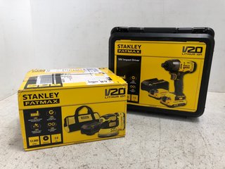 2 X ASSORTED STANLEY TOOL ITEMS TO INCLUDE 18V IMPACT DRIVER: LOCATION - H1