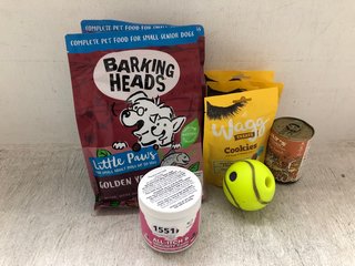 QTY OF ASSORTED PET ITEMS TO INCLUDE NUTIPAW ALL - ITCH AND IMMUNITY TREATS BB: 11/25: LOCATION - H7