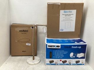 4 X ASSORTED ITEMS TO INCLUDE THETFORD TOILET FRESH UP SET: LOCATION - E7