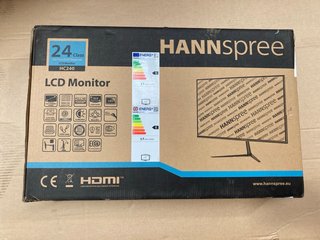 HANNSPREE 24'' HC240 LCD MONITOR RRP - £111: LOCATION - H17