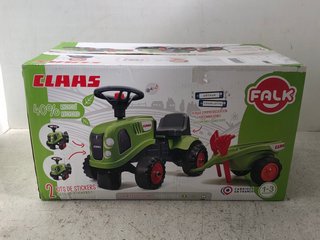 FALK CLASS CHILDREN'S RIDE ON TRACTOR TOY IN GREEN: LOCATION - E9