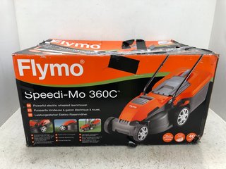 FLYMO SPEEDI - MO POWERFUL ELECTRIC WHEELED MOWER RRP - £150: LOCATION - E9