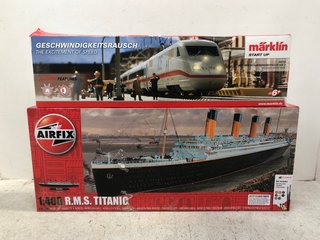 2 X ASSORTED ITEMS TO INCLUDE AIRFIX 1:400 R.M.S TITANIC MODEL KIT: LOCATION - E11