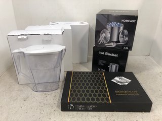 6 X ASSORTED ITEMS TO INCLUDE HOMESY 5 PIECE PAN SET , ICE BUCKET: LOCATION - E13