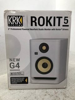 KRK ROKIT 5 5'' PROFESSIONAL POWERED NEARFIELD STUDIO MONITOR WITH KEVLAR DRIVERS RRP - £200: LOCATION - E1*
