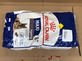 ROYAL CANIN MAXI AGEING BONE AND JOINT SUPPORT ADULT DRIED DOG FOOD 15KG: LOCATION - G1