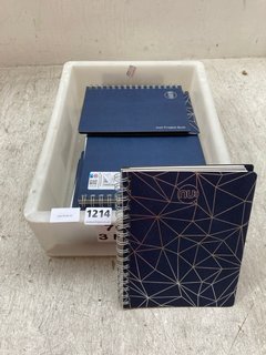 QTY OF BLUE WIRE SPINE NOTEBOOKS: LOCATION - AR5