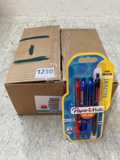QTY OF PAPER MATE BALLPOINT ULTRA SMOOTH INK RED/BLUE/BLACK: LOCATION - AR6