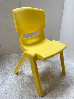 QTY OF CHILDRENS STACKABLE PLASTIC CHAIRS: LOCATION - AR8