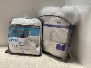SMALL DOUBLE MATTRESS TOPPER TO ALSO INCLUDE KINGSIZE MATTRESS TOPPER: LOCATION - AR10