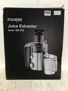 FOHERE JUICE EXTRACTOR MODEL: GS-332: LOCATION - BR4