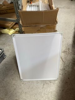 QTY OF WHITE PANELS WITH WIRE FRAME: LOCATION - BR18
