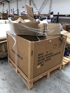 PALLET OF ASSORTED ITEMS TO INCLUDE STONE PLANT POTS & MUGS: LOCATION - A6 (KERBSIDE PALLET DELIVERY)