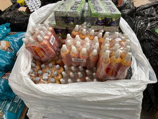(COLLECTION ONLY) PALLET OF ASSORTED ITEMS TO INCLUDE SAN PELLEGRINO LEMON & LIME BB 10/2023 & CARABAO SPORT ORANGE DRINK BB 01/2024: LOCATION - B2