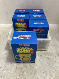 (COLLECTION ONLY) QTY OF HARIBO STARMIX MUG & SOCKS: LOCATION - BR9