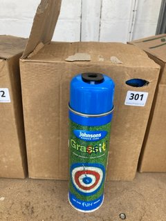 (COLLECTION ONLY) QTY OF JOHNSONS GARDEN CARE GRASS GRAFFITI IN BLUE 500ML: LOCATION - BR10