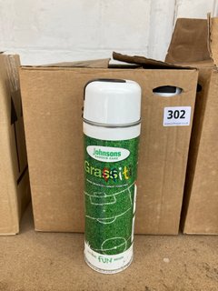 (COLLECTION ONLY) QTY OF JOHNSONS GARDEN CARE GRASS GRAFFITI IN WHITE 500ML: LOCATION - BR10