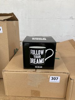 (COLLECTION ONLY) QTY OF 'FOLLOW YOUR DREAMS' MUG: LOCATION - BR10
