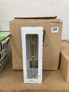 (COLLECTION ONLY) QTY OF CHAMPAGNE FLUTES IN GOLD: LOCATION - BR10