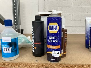 (COLLECTION ONLY) QTY OF ASSORTED ITEMS TO INCLUDE NAPA WHITE GREASE & CARSCOPE CONTACT CAR SHAMPOO: LOCATION - BR12