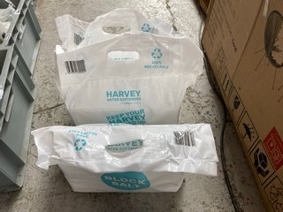 (COLLECTION ONLY) 3 X BAGS OF WATER SOFTENER CUBES: LOCATION - BR12