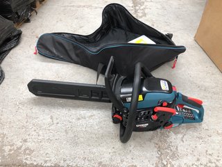 (COLLECTION ONLY) ERBAUER PETROL CHAINSAW IN CARRY BAG (PLEASE NOTE: 18+YEARS ONLY. ID MAY BE REQUIRED): LOCATION - B1