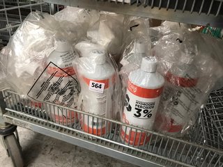 (COLLECTION ONLY) QTY OF HYDROGEN PEROXIDE 3%: LOCATION - R8