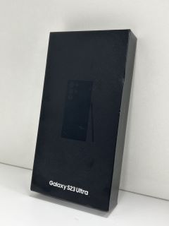 SAMSUNG GALAXY S23 ULTRA 256GB SMARTPHONE IN PHANTOM BLACK: MODEL NO SM-S918B/DS (WITH BOX & ALL ACCESSORIES) [JPTM114527]. (SEALED UNIT). THIS PRODUCT IS FULLY FUNCTIONAL AND IS PART OF OUR PREMIUM