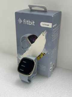 FITBIT SENSE 2 SMARTWATCH IN BLUE MIST / SOFT GOLD: MODEL NO FB521 (WITH BOX & ALL ACCESSORIES) [JPTM114203]. THIS PRODUCT IS FULLY FUNCTIONAL AND IS PART OF OUR PREMIUM TECH AND ELECTRONICS RANGE