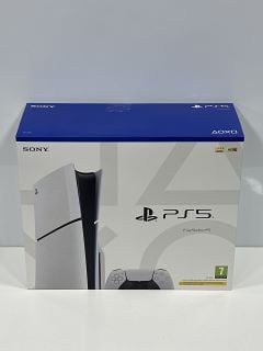 SONY PLAYSTATION 5 SLIM 1TB GAMES CONSOLE IN WHITE: MODEL NO CFI-2016 (WITH BOX & ALL ACCESSORIES) [JPTM114681]. THIS PRODUCT IS FULLY FUNCTIONAL AND IS PART OF OUR PREMIUM TECH AND ELECTRONICS RANGE
