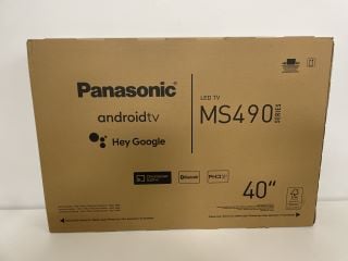PANASONIC MS490 SERIES 40" TV: MODEL NO TX-40MS490B [JPTM114349]. (SEALED UNIT). THIS PRODUCT IS FULLY FUNCTIONAL AND IS PART OF OUR PREMIUM TECH AND ELECTRONICS RANGE