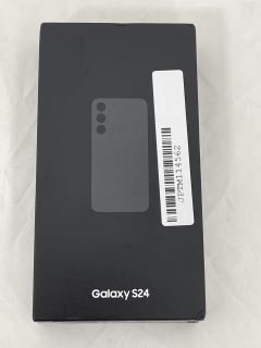 SAMSUNG GALAXY S24 256 GB SMARTPHONE (ORIGINAL RRP - £769) IN ONYX BLACK: MODEL NO SM-S921B/DS (WITH BOX & ALL ACCESSORIES, MINOR COSMETIC DEFECTS ON BOX) [JPTM114562]. (SEALED UNIT). THIS PRODUCT IS