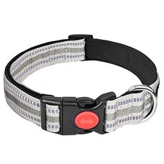 48 X UMI DOG COLLAR, ADJUSTABLE BASIC DOG COLLAR WITH SAFETY LOCKING BUCKLE AND SOFT NEOPRENE PADDED, DURABLE NYLON PET COLLARS FOR PUPPY SMALL MEDIUM LARGE DOGS - TOTAL RRP £234: LOCATION - A