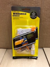 QTY OF ITEMS TO INCLUDE WINDSHIELD REPAIR KIT: LOCATION - A