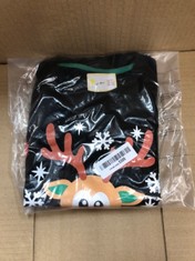 QTY OF CLOTHING TO INCLUDE GREEN FESTIVE JUMPER SIZE 10: LOCATION - B