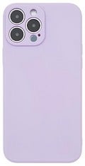 24 X AEROTEK PHONE CASE FOR IPHONE 13 PRO MAX 6.7 INCHES SOFT TPU SQUARE EDGES CAMERA LENS PRO MAXTECTOR FULL BODY PRO MAXTECTION SHOCKPRO MAX PHONE COVER FOR WOMEN GIRLS BOY MEN (LIGHT PURPLE) - TOT