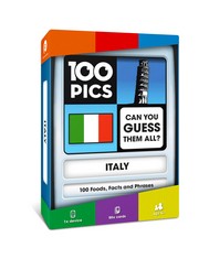 38 X 100 PICS ITALY EDUCATIONAL FLASH CARDS GAME - KIDS TRAVEL GUIDE FOR ITALIAN FOOD FACTS AND PHRASES - TOTAL RRP £95: LOCATION - B