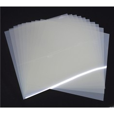 25 X ZHLUJA 10-PACK 0.25MM 305×305MM BLANK STENCIL SHEET FOR LASER CUTTING,MILKY TRANSLUCENT PET,STENCIL TOOLS AND MACHINES TEMPLATE MATERIAL - TOTAL RRP £250: LOCATION - C