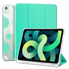 20 X ULAK CASE COMPATIBLE WITH IPAD AIR 4 WITH PEN HOLDER, SOFT TPU BACK COVER WITH STAND/AUTO SLEEP/WAKE PU LEATHER PROTECTIVE SMART CASE COMPATIBLE WITH IPAD AIR 4TH 10.9 INCH 2020, MINT - TOTAL RR