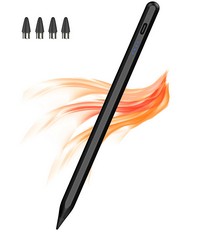 21 X STYLUS PENS FOR TOUCH SCREENS MAGNETIC IPAD PEN RECHARGEABLE DIGITAL TABLET PEN, KENKOR STYLUS PEN FOR IPAD/ANDROID/IOS -IPAD/PRO/AIR/MINI/IPHONE/SAMSUNG/SMARTPHONES AND TABLETS DEVICES (BLACK)