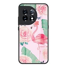 50 X DUX CASE FOR ONEPLUS 11, MOON STARRY SKY TEMPERED GLASS BACK CASE + SHOCKPROOF SILICONE TPU FRAME PROTECTIVE PHONE CASE COVER. CUTE FLAMINGO - TOTAL RRP £247: LOCATION - D