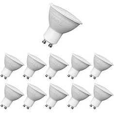 23 X 4 WIN GU10 LED SPOTLIGHT BULB, 50W HALOGEN EQUIVALENT, 5W 450LM 120° BEAM ANGLE, NON DIMMABLE - TOTAL RRP £268: LOCATION - D
