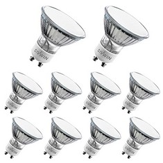 28 X 4 WIN GU10 LED SPOTLIGHT BULB, 50W HALOGEN EQUIVALENT, 5W 430LM FROSTED DIFFUSER, 120° BEAM ANGLE, NON DIMMABLE - TOTAL RRP £396: LOCATION - D