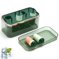 15 X BERGLANDER ICE LOLLY MOULDS, WITH ICE STORAGE CONTAINER AND LID, REUSABLE DIY POPSICLE ICE MOULD, EASY TO RELEASE - TOTAL RRP £100: LOCATION - D