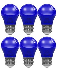 26 X LUTW E27 LED LIGHT BULB BLUE, 40 WATT EQUIVALENT, LIGHTING BULBS FOR CHRISTMAS HOLIDAY HALLOWEEN PARTY DECORATION, A15/G45 LED LIGHTING COLOURED BULBS, 5W 450LM NON-DIMMABLE, PACK OF 6: LOCATION