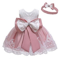QTY OF CLOTHES TO INCLUDE BABY TODDLER LACE DRESS 0-3 MONTHS: LOCATION - F
