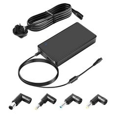 9 X 90W LAPTOP CHARGER COMPATIBLE FOR HP LAPTOP X360 PAVILION, ENVY, SPECTRE, ELITEBOOK 840, PROBOOK AND MORE HP LAPTOP POWER-SUPPLY CHARGER WITH 4 PCS ADJUSTABLE CONNECTORS,EXTRA USB PORT - TOTAL RR