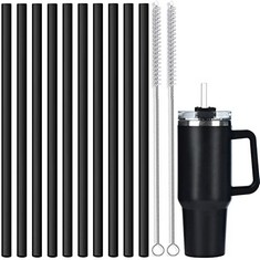 QTY OF ITEMS TO INCLUDE 10 PC SILICONE STRAWS: LOCATION - G