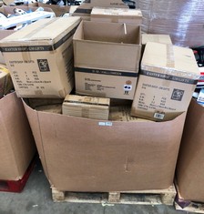 PALLET OF ASSORTED EASTER AND HALLOWEEN ITEMS TO INCLUDE EASTER BULK SHREDDED PAPER: LOCATION - FLOOR(COLLECTION OR OPTIONAL DELIVERY AVAILABLE)